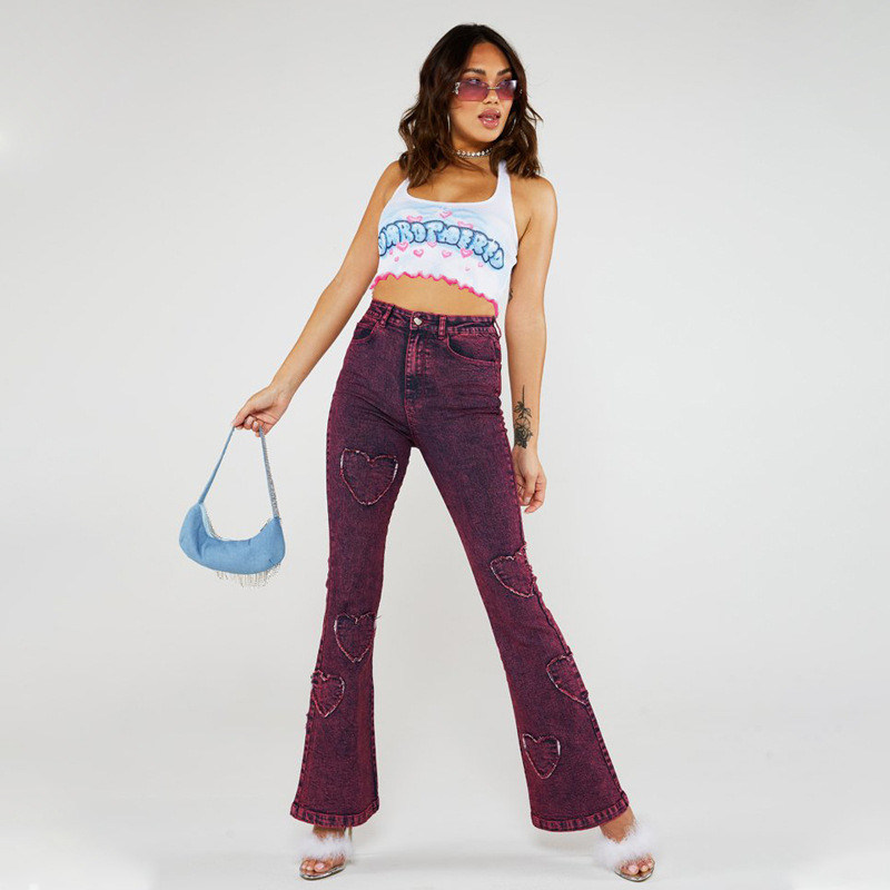 Новый женский на заказ волнистый краевой кружевный шнурка шнурка буквы напечатанный небольшой жилет